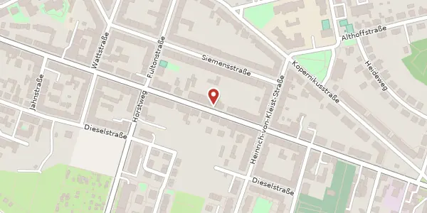 Karte der Umgebung von Großbeerenstr. 50, 14482 Potsdam