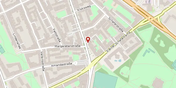 Karte der Umgebung von Weidenallee 6, 20357 Hamburg