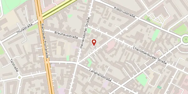 Karte der Umgebung von Jacobsohnstraße 13, 13086 Berlin