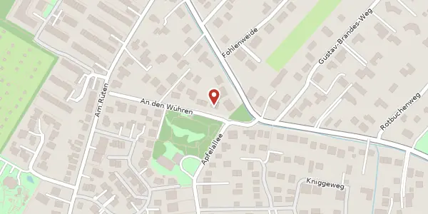 Karte der Umgebung von An den Wühren 5, 28355 Bremen