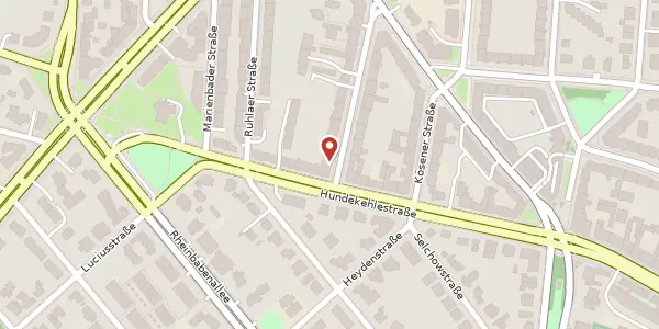 Karte der Umgebung von Sulzaerstraße 20, 14199 Berlin