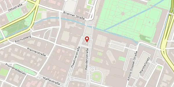 Karte der Umgebung von Residenzstr. 27, 80333 München
