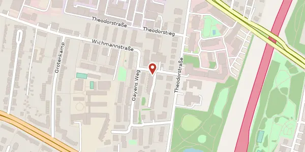 Karte der Umgebung von Wichmannstieg 2, 22607 Hamburg