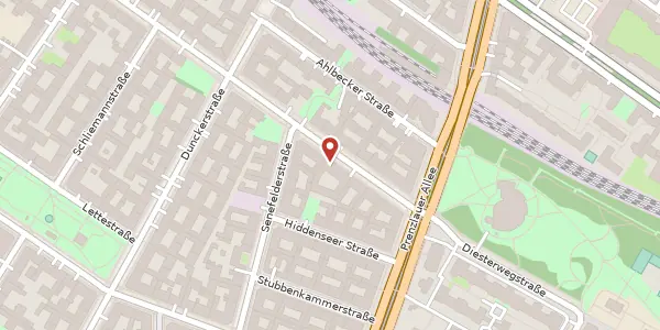 Karte der Umgebung von Stargarder Straße 35, 10437 Berlin