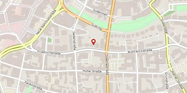 Karte der Umgebung von Bismarckstr. 30, 59065 Hamm