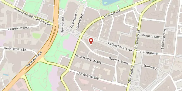 Karte der Umgebung von Goethestr. 32, 60313 Frankfurt