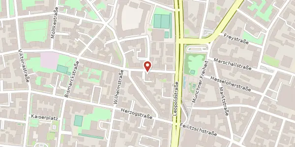 Karte der Umgebung von Clemensstr. 7, 80803 München