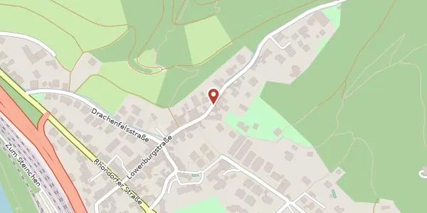 Karte der Umgebung von Löwenburgstraße 44, 53604 Bad Honnef