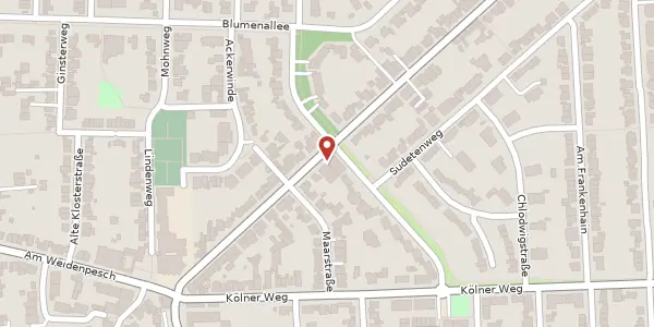 Karte der Umgebung von Kirchweg 91-93, 50858 Köln