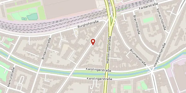 Karte der Umgebung von Aachener Str. 22, 40223 Düsseldorf