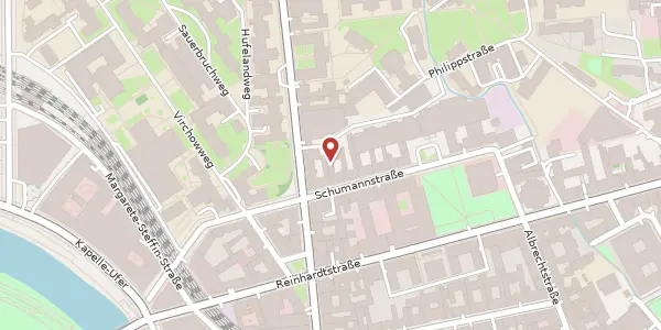 Karte der Umgebung von Schumannstraße 18, 10117 Berlin