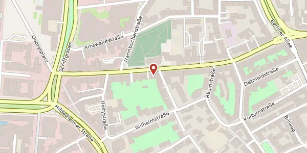 Karte der Umgebung von Marienstraße 30, 30171 Hannover