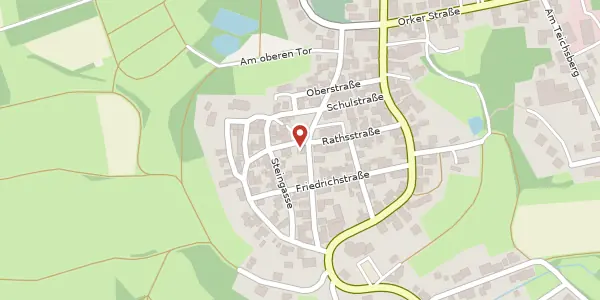 Karte der Umgebung von Rathsstraße 13, 35104 Lichtenfels