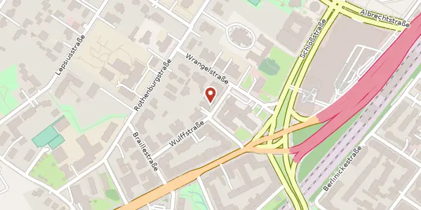 Karte der Umgebung von Wulffstraße 6, 12165 Berlin