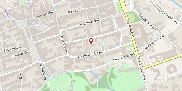 Karte der Umgebung von Rosengasse 3, 99867 Gotha