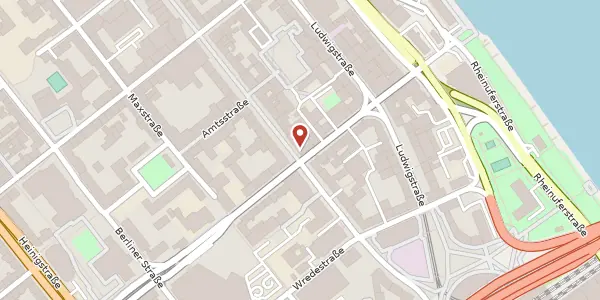 Karte der Umgebung von Bismarckstraße 54, 67059 Ludwigshafen am Rhein