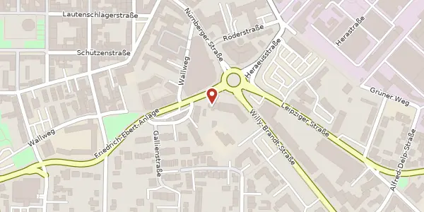 Karte der Umgebung von Kurt-Blaum-Platz 7, 63450 Hanau