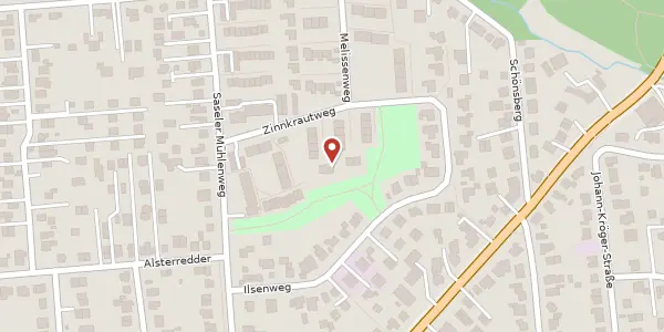 Karte der Umgebung von Zinnkrautweg 22, 22395 Hamburg