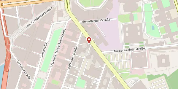 Karte der Umgebung von Stresemannstraße 123 c, 10963 Berlin