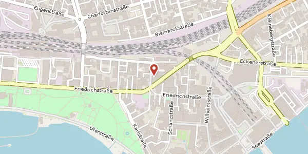 Karte der Umgebung von Metzstraße 2, 88045 Friedrichshafen