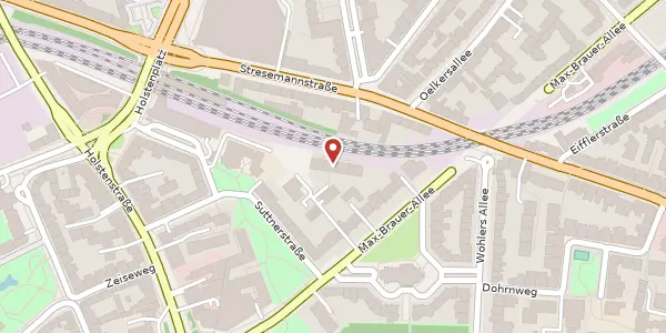 Karte der Umgebung von Max-Brauer-Allee 183 c, 22765 Hamburg