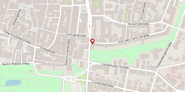 Karte der Umgebung von D.-Martin-Luther-Str. 13, 93047 Regensburg