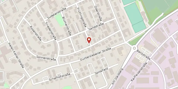 Karte der Umgebung von Frühlingstr. 1, 97209 Veitshöchheim
