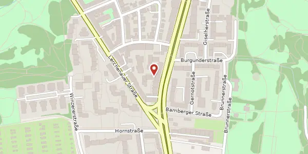 Karte der Umgebung von Schleißheimer Str. 203 b, 80809 München