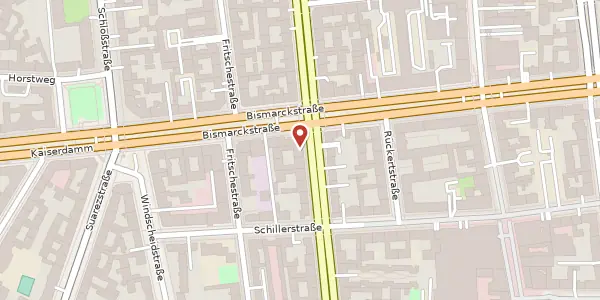 Karte der Umgebung von Kaiser-Friedrich-Straße 33, 10627 Berlin