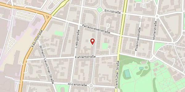 Karte der Umgebung von Viktoriastr. 60, 64293 Darmstadt
