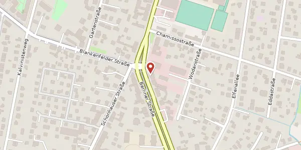 Karte der Umgebung von Berliner Straße 28 a, 13127 Berlin