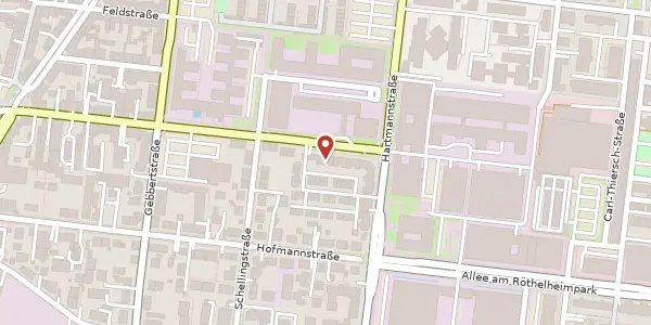 Karte der Umgebung von Henkestr. 114, 91052 Erlangen