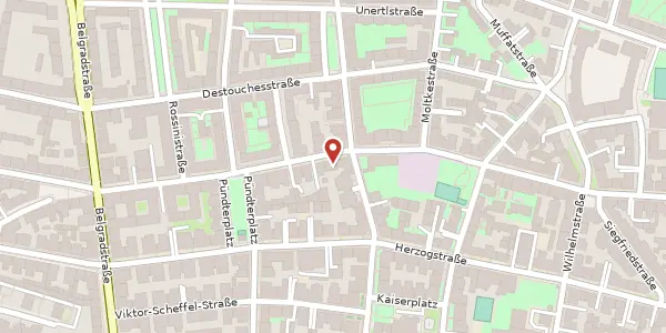 Karte der Umgebung von Clemensstr. 43, 80803 München