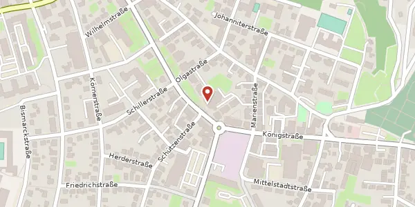 Karte der Umgebung von Königstraße 35, 78628 Rottweil