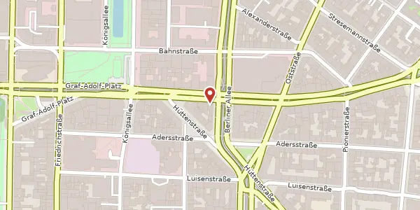 Karte der Umgebung von Graf-Adolf-Str. 25, 40212 Düsseldorf