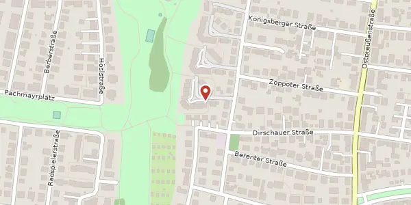 Karte der Umgebung von Agnes-Miegel-Str. 7, 81927 München