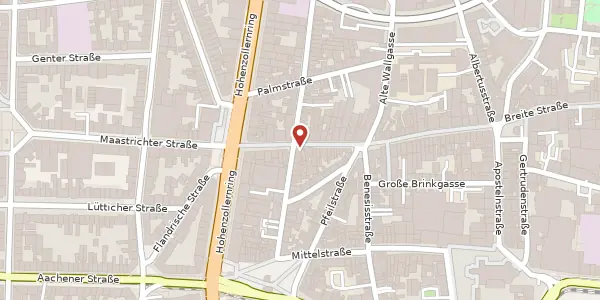 Karte der Umgebung von Ehrenstr. 71A, 50672 Köln