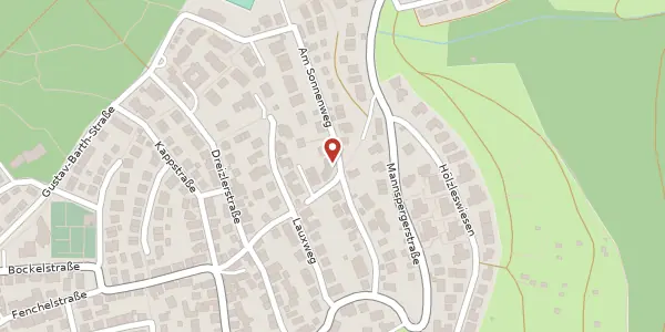 Karte der Umgebung von Am Sonnenweg 19 A, 70619 Stuttgart
