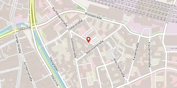 Karte der Umgebung von Rosenstr. 44, 26122 Oldenburg