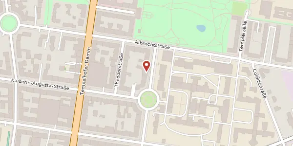 Karte der Umgebung von Wenckebachstraße 4, 12099 Berlin