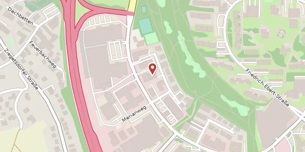 Karte der Umgebung von Dr.Gessler-Str. 16a, 93051 Regensburg