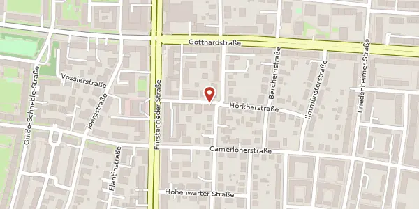 Karte der Umgebung von Hörkherstr. 7, 80686 München