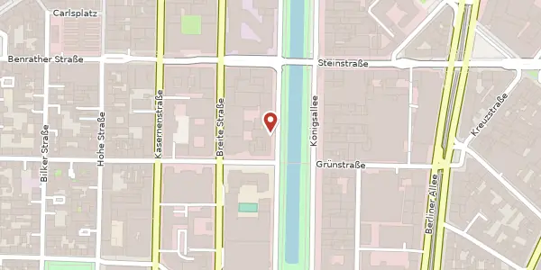 Karte der Umgebung von Königsallee 53-55, 40212 Düsseldorf