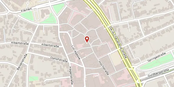 Karte der Umgebung von Hochstr. 36, 45894 Gelsenkirchen-Buer
