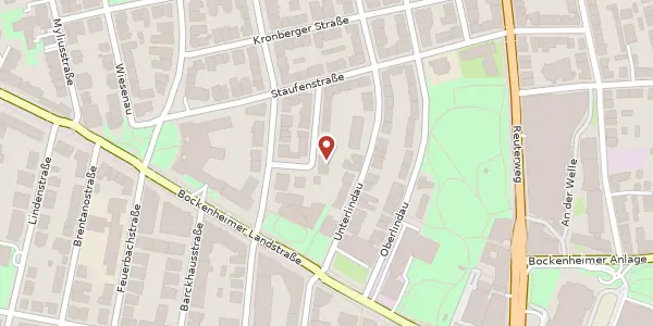 Karte der Umgebung von Wöhlerstr. 8-10, 60323 Frankfurt