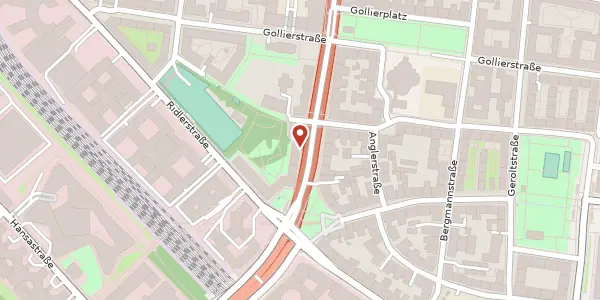 Karte der Umgebung von Trappentreustr. 42, 80339 München