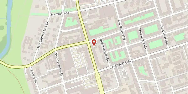 Karte der Umgebung von Schwabacher Str. 163, 90763 Fürth