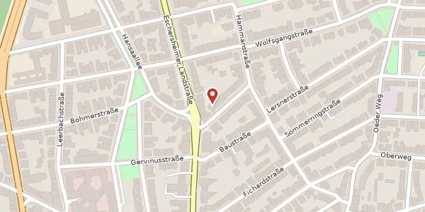 Karte der Umgebung von Heinestraße 12, 60322 Frankfurt