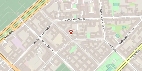 Karte der Umgebung von Malplaquetstraße 13 A, 13347 Berlin