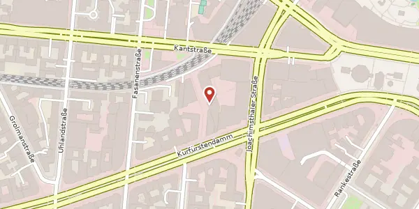 Karte der Umgebung von Kurfürstendamm 21, 10719 Berlin
